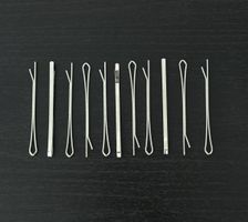 Haarspangen Silber