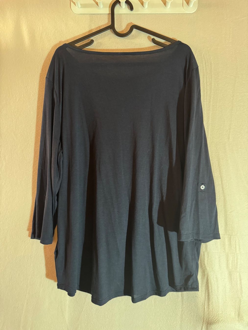 Tchibo Tops: Dunkelblaues Langarm Shirt Basic von Tchibo Gr. 44/46 – Gebraucht aus Grosswangen von second_hand_dress 7