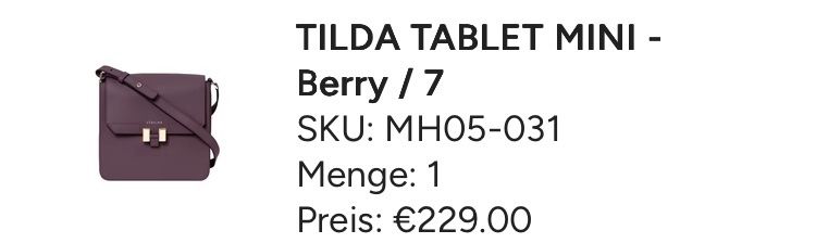 Borse da donna: Maison Heroine Tilda Tablet – Usato da Zürich venduto da bet_pjx9 9