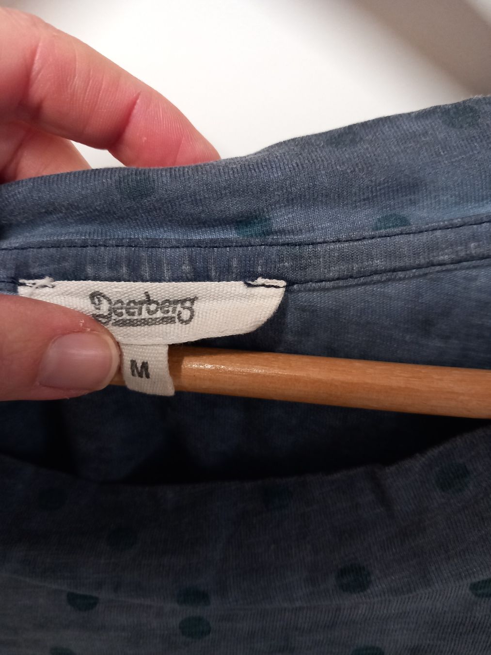 Deerberg T-shirt: Deerberg Shirt Gr.M graublau – Usato da Gwatt (Thun) venduto da umwelt-brocki 1
