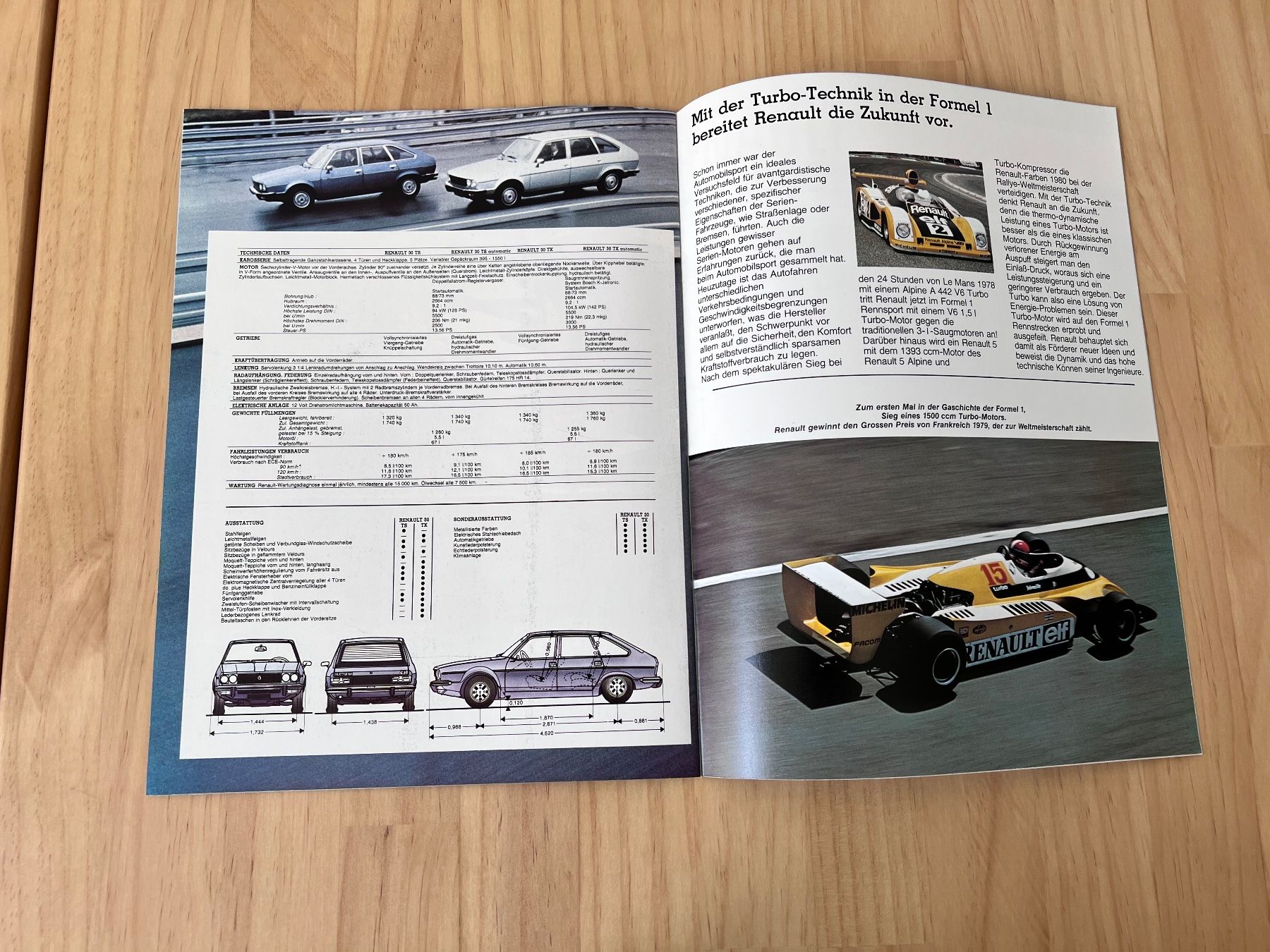 Renault Documents: RENAULT 30 Verkaufsprospekt – D'occasion à Münchenbuchsee par Volver64 4