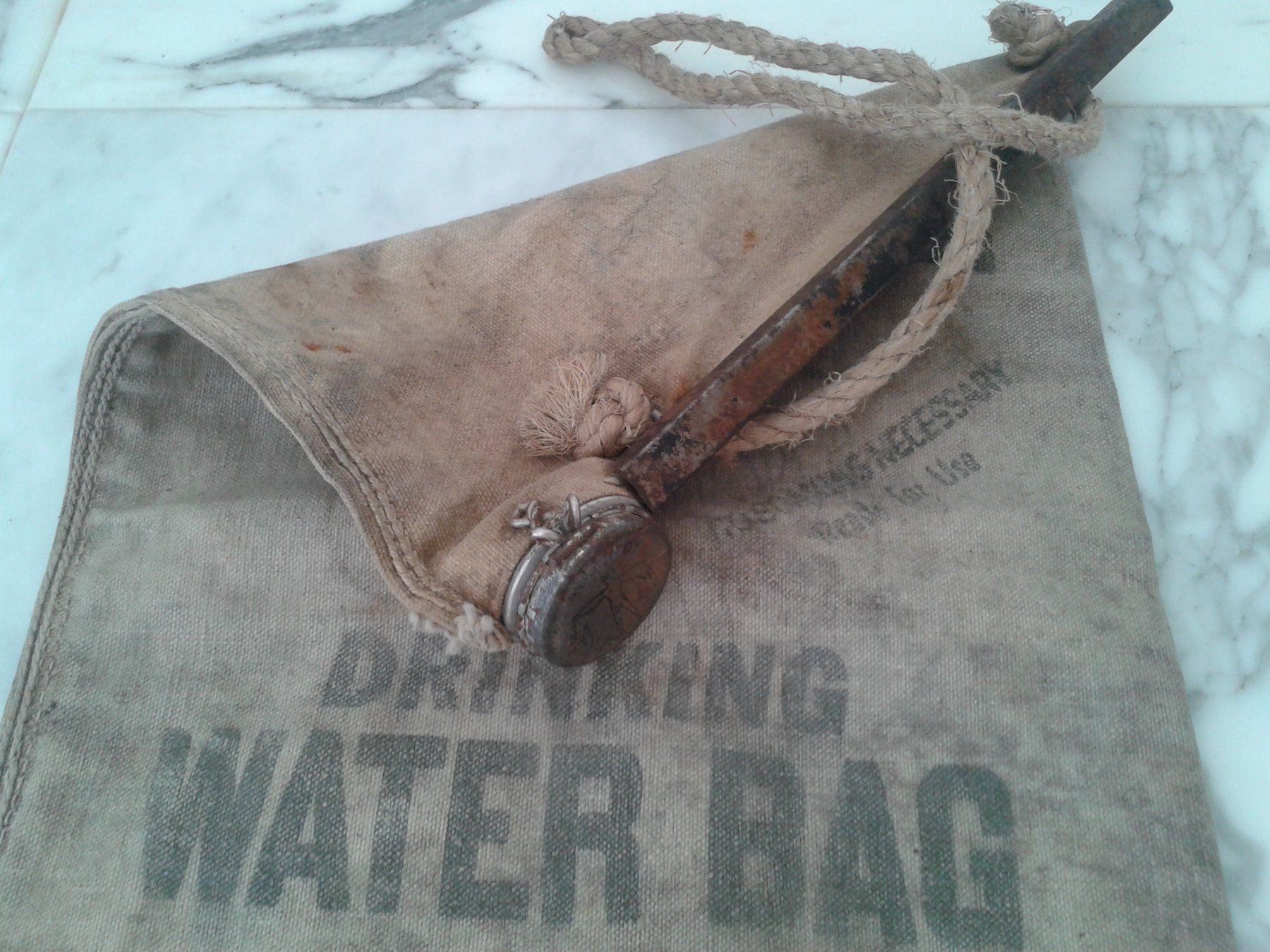 Taschen: WATER BOY  DRINKING WATER BAG Canvas ORIGINAL  RAR – Gebraucht aus Camorino von Campellino 1
