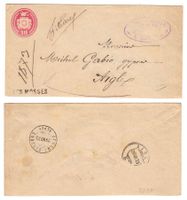 Entier postal de LES MOSSES pour Aigle 29.VII.73