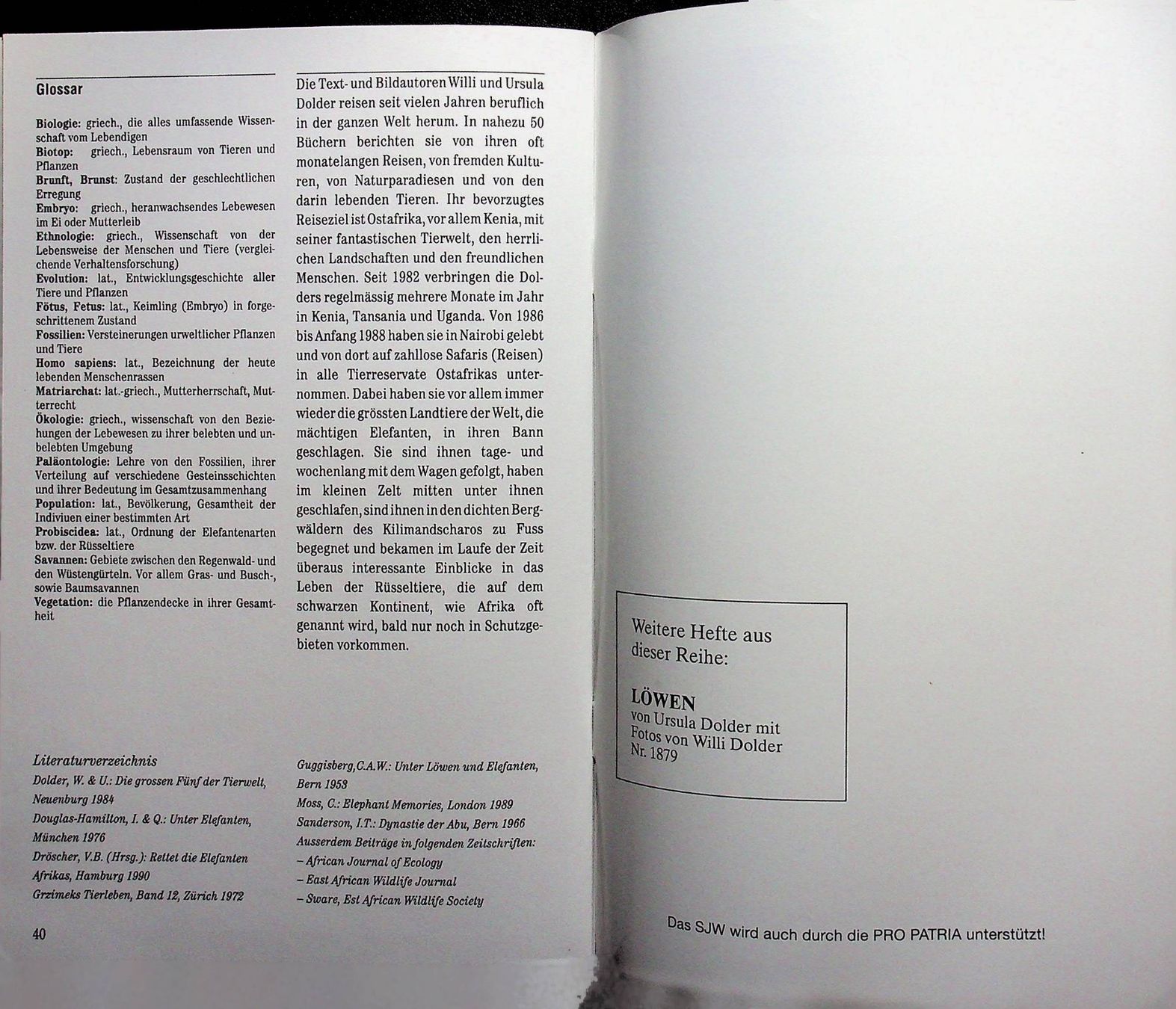 Libri: SJW 1950 Willi / Ursula Dolder Elefanten o. J. – Usato da Reitnau venduto da Zaomir 5