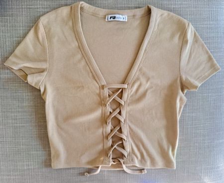 Damen Shirt Gr S mit Schnürung