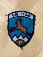 Badge militar armée XXI Geb Inf Bat 17 Tenue A