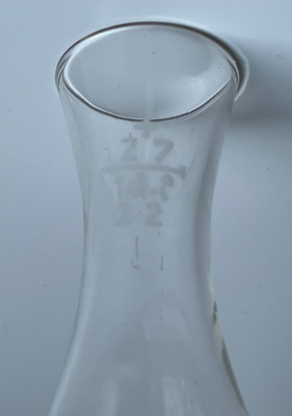 Carafes: Antike, kalibrierte/geeichte Glas Karaffe 3 – D'occasion à Baar par bricksandmore 3