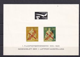 Vignettenblock LUPO Luzern 1969