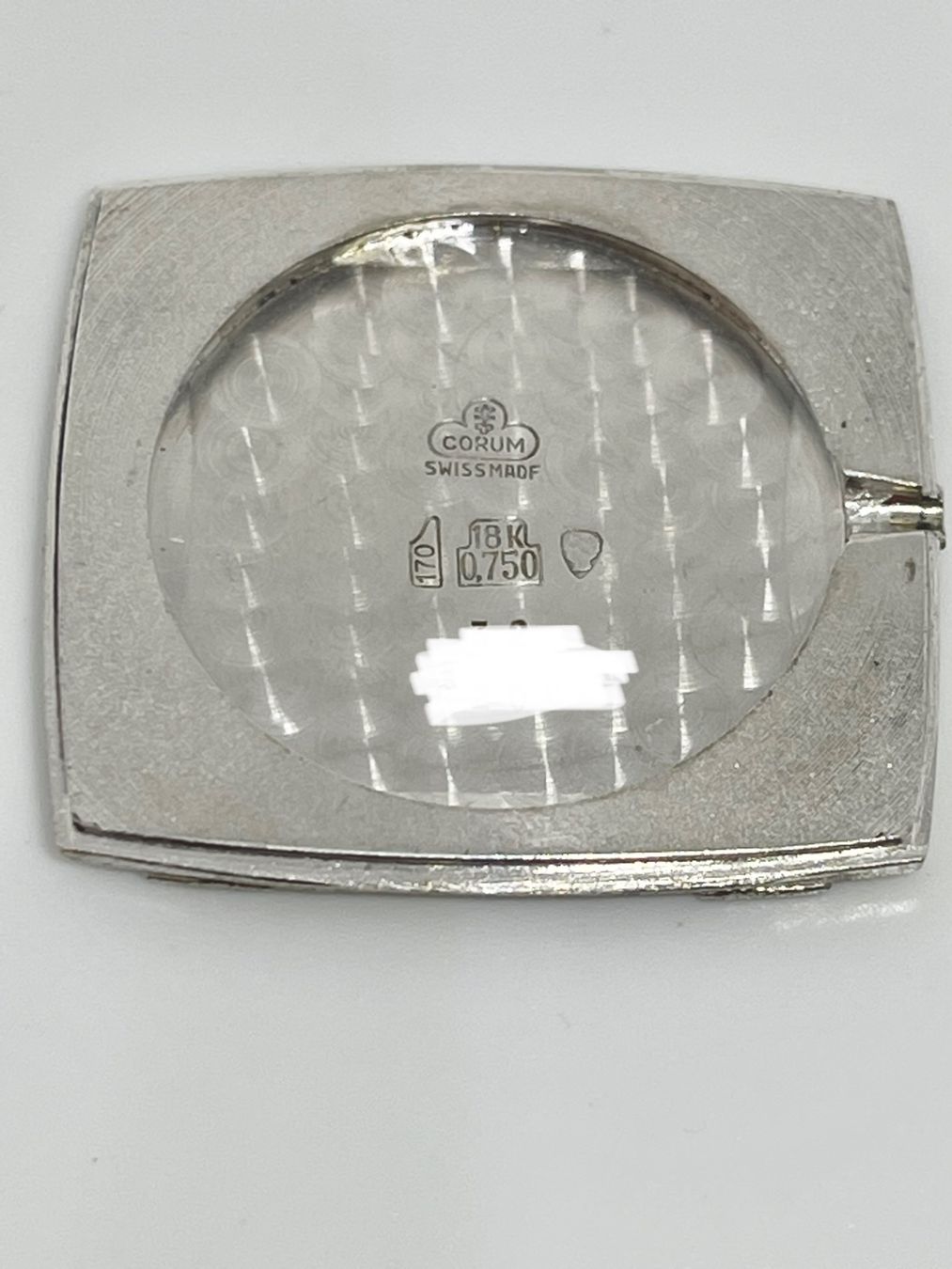 Corum Orologi: Rare Corum Buckingham Tv Screen White Gold 18ct – Usato da Lugano venduto da Superstudiolugano 4