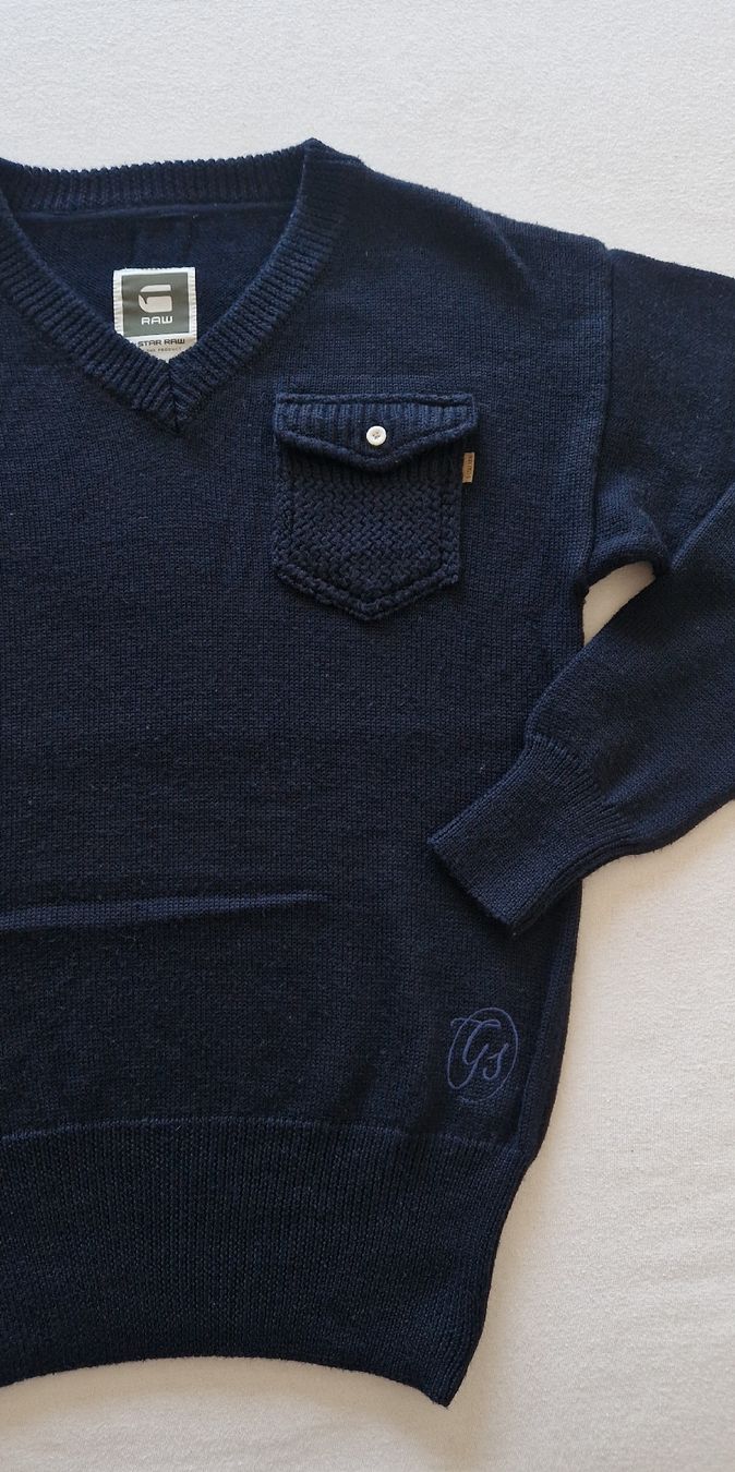 G-Star Maglioni & Felpe: G-Star RAW Strickpullover, dunkelblau, Gr. M, neuwertig – Nuovo (secondo la descrizione) da Allschwil venduto da merve_g 6