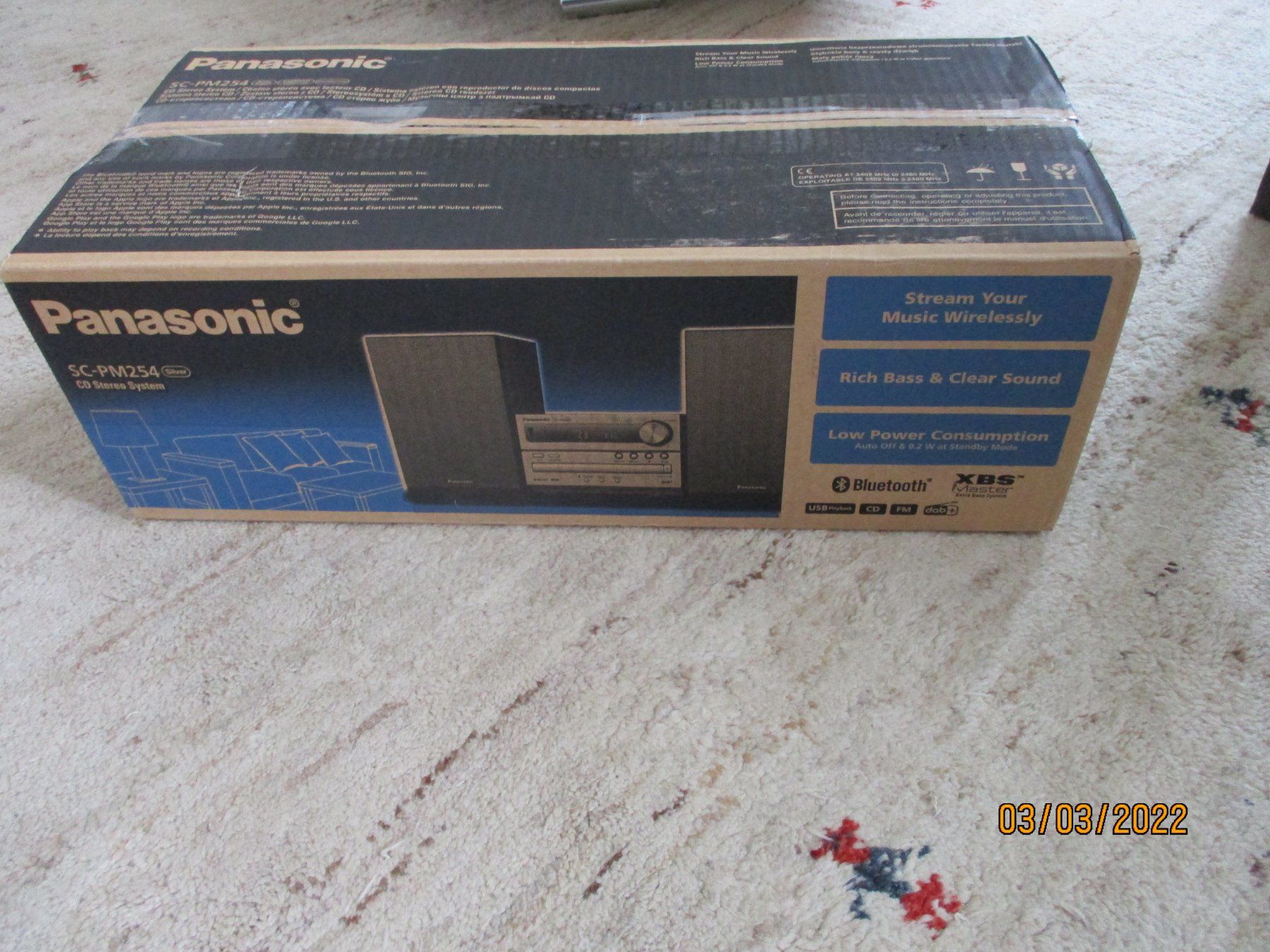 Panasonic Lettore multimediale & Streamer: PANASONIC SC-PM254 - Micro-Systemanlage – Nuovo (secondo la descrizione) da Liestal venduto da Disc-Point 5