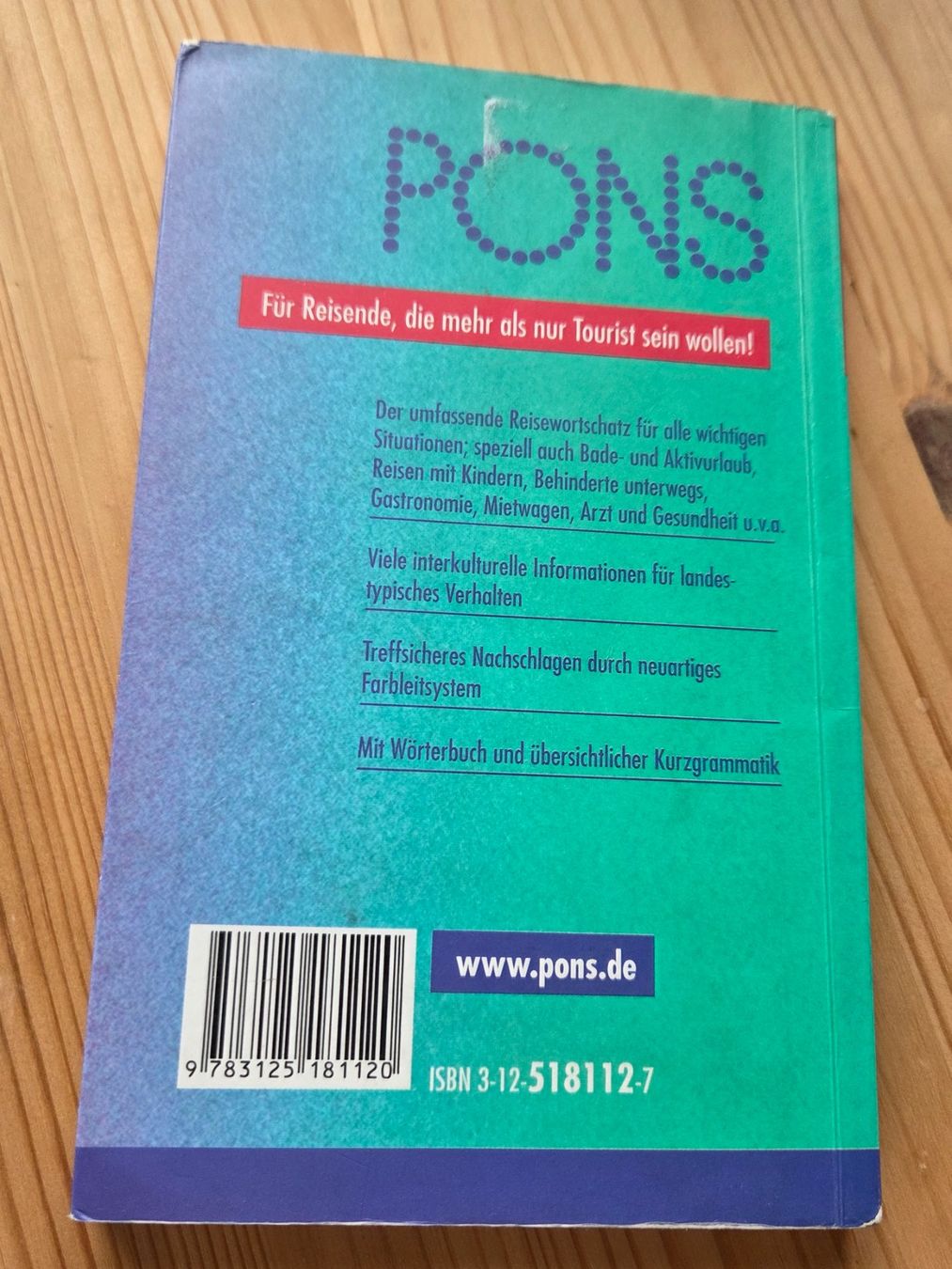 Libri: Reisewörterbuch Arabisch, PONS – Usato da Liestal venduto da ITOlio 1