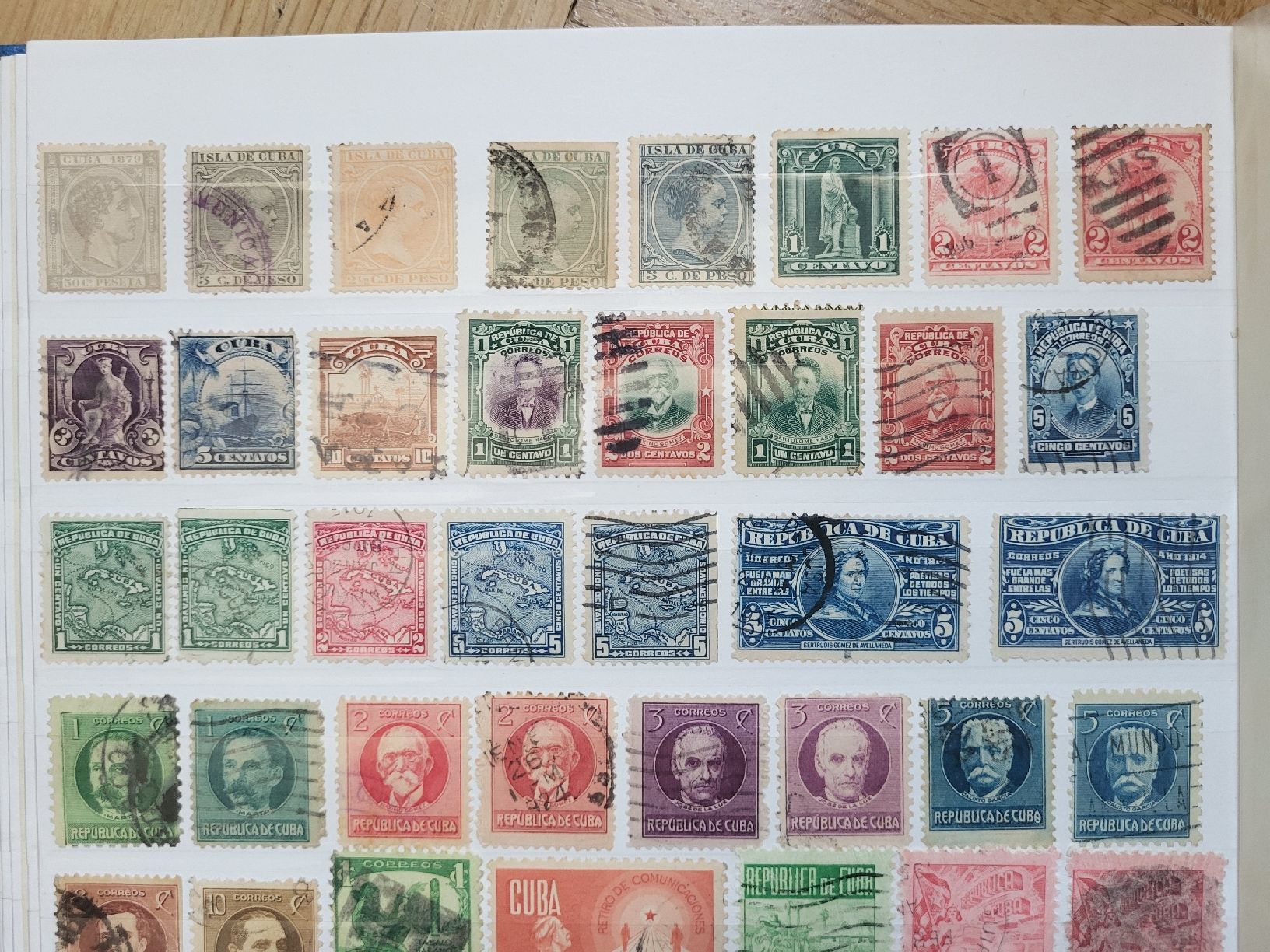 Alle Briefmarken: Kleinlot Kuba ab 1879 – Gebraucht aus stäfa von brandy66 1
