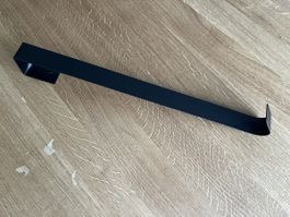 Aufhängung Weihnachtskranz Metall schwarz