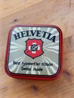 Alte Litho Dose / HELVETIA Best typewriter ribbon Swiss Made