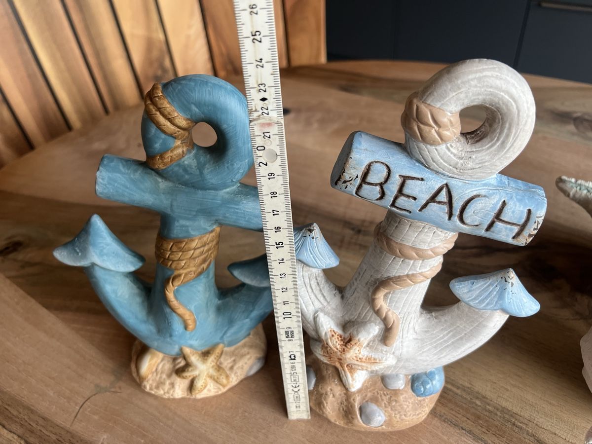 Tutte le decorazioni: Sommerdeko Set: Anker und Muschel – Usato da Derendingen venduto da Laubfleckerli 1