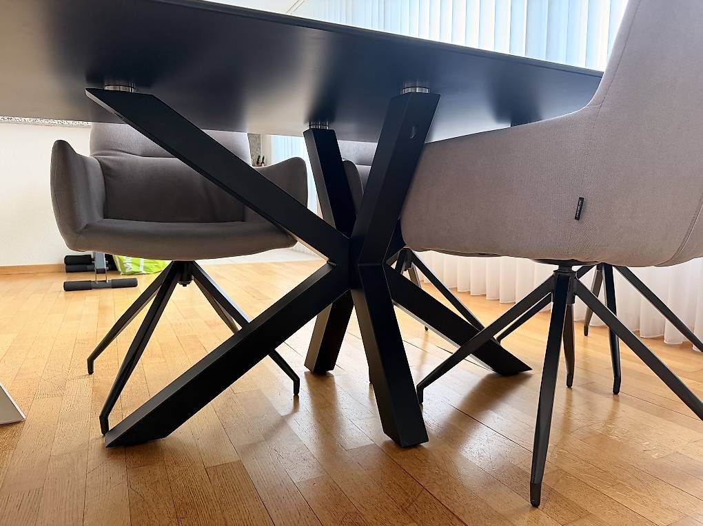 Tavoli: Tisch HEAVEN 200x100x75.5cm grau anthrazit – Usato da Zug venduto da dob_bvq8 1