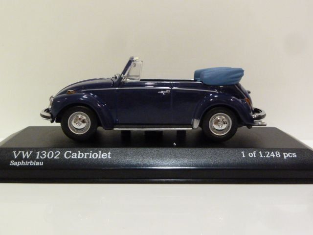 Volkswagen Modellini d'auto: VW 1302 Cabriolet (1970-1972) – Nuovo e nell'imballaggio originale da Flawil venduto da Imperiosud 3
