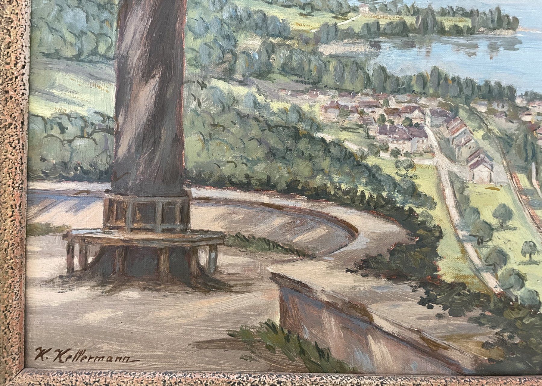 Gemälde: Ölgemälde Gemälde Bild Bodensee Untersee sign. K.Kellermann – Gebraucht aus Oftringen von allesmeins 5