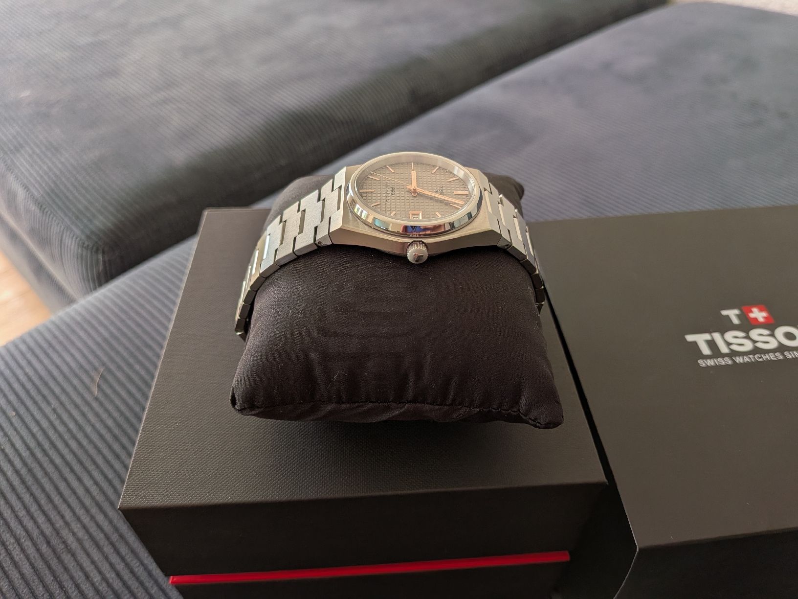 Tissot Uhren: Tissot PRX 38 Titanium Powermatic 80 Anthracite – Neu (gemäss Beschreibung) aus Maur von geo_tw5t 1
