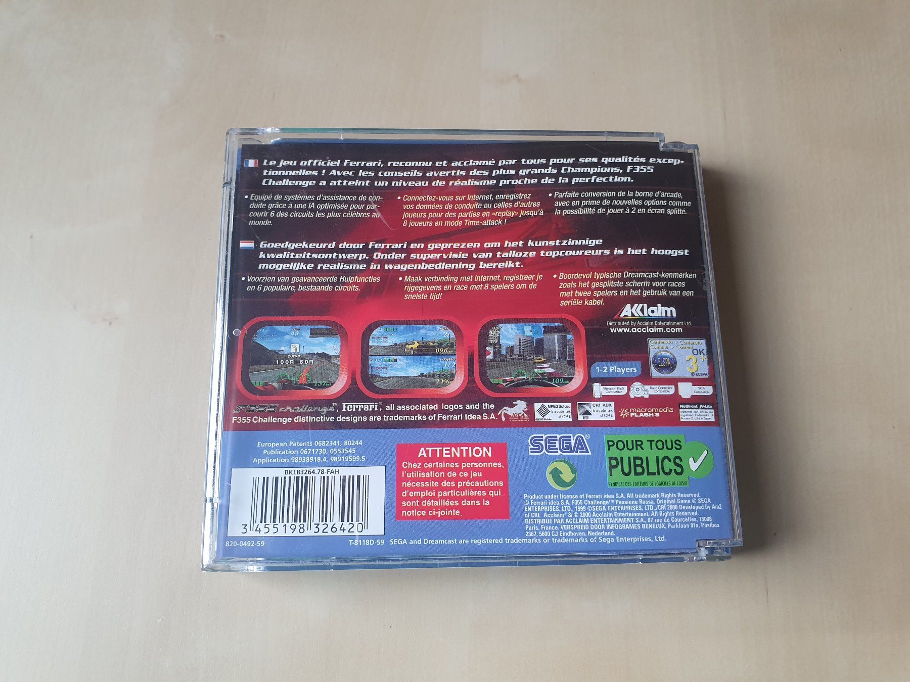 Sega Giochi: F355 Challenge – Usato da Stansstad venduto da collectorsshop 1