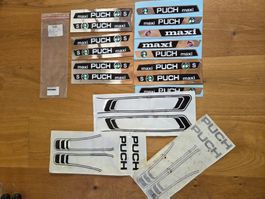 Diverse Aufkleber Puch Maxi S/N Tank (7Paar)