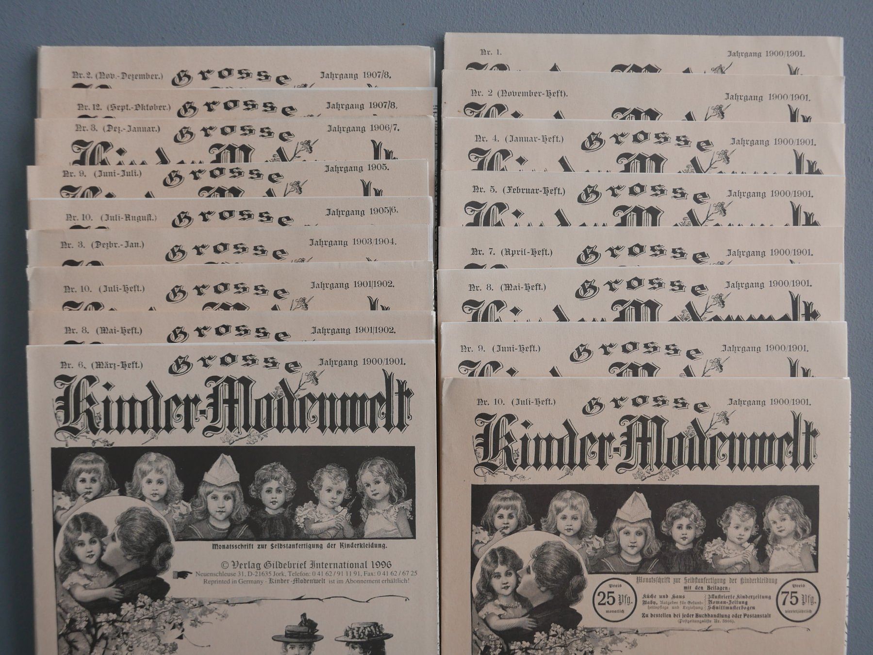 Cartamodelli: GILDEBRIF KINDER MODEWELT KLEIDER SCHNITTMUSTER ANLEITUNG – Usato da Balgach venduto da Zwischenraum 6
