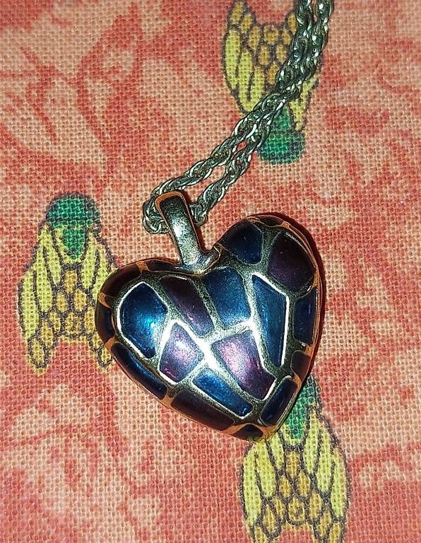 Ciondoli: Pendentif coeur cloisonné – Usato da Tschugg venduto da uldrypr