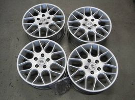 4 Jantes 16 pouces alu pour Hyundai Trajet 2000-