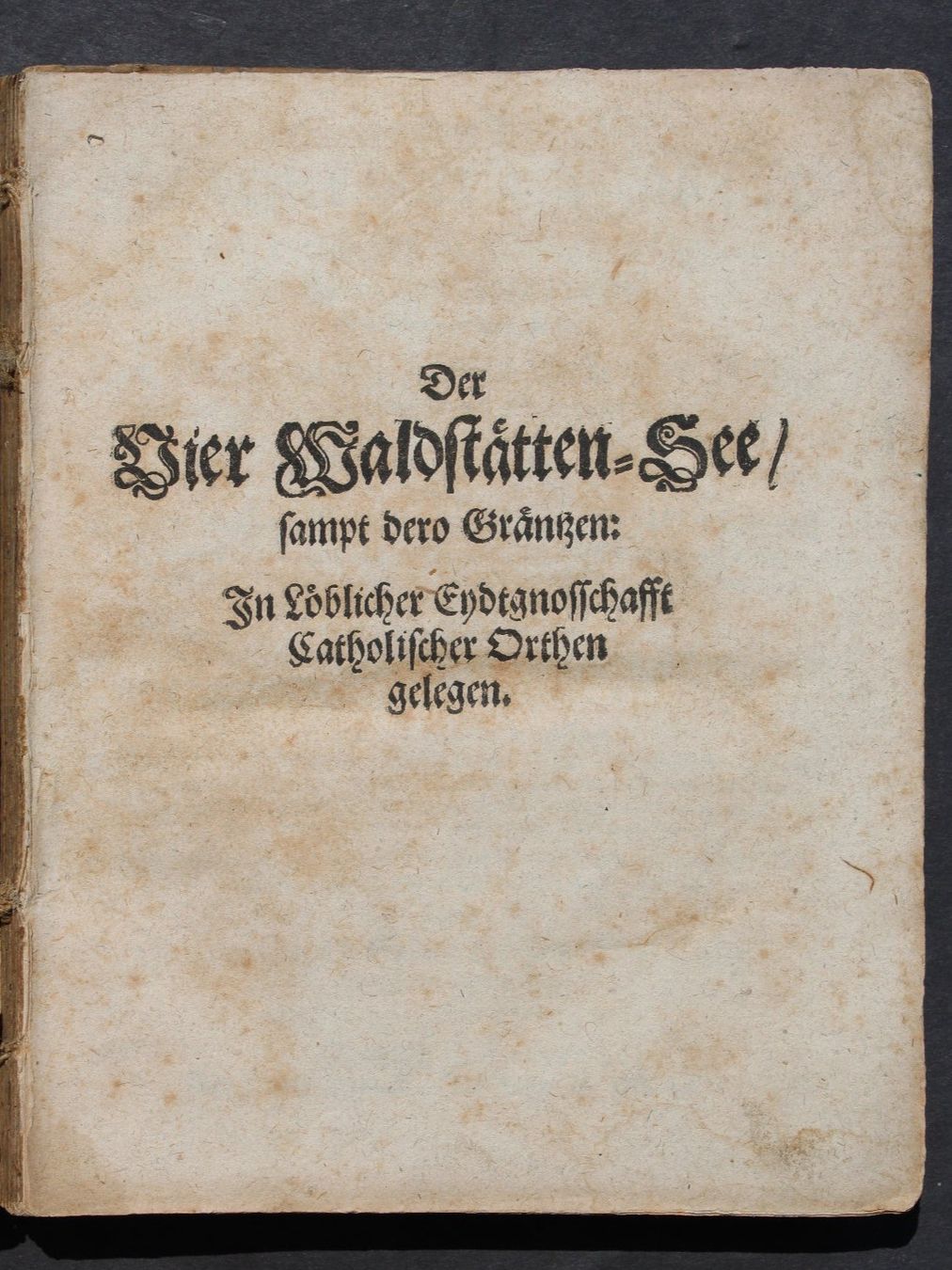 Libri: BESCHREIBUNG DESS BERÜHMBTEN LUCERNER ODER 4.WALDSTÄTTEN SEE – Usato da Guensberg venduto da Herzaktion 3