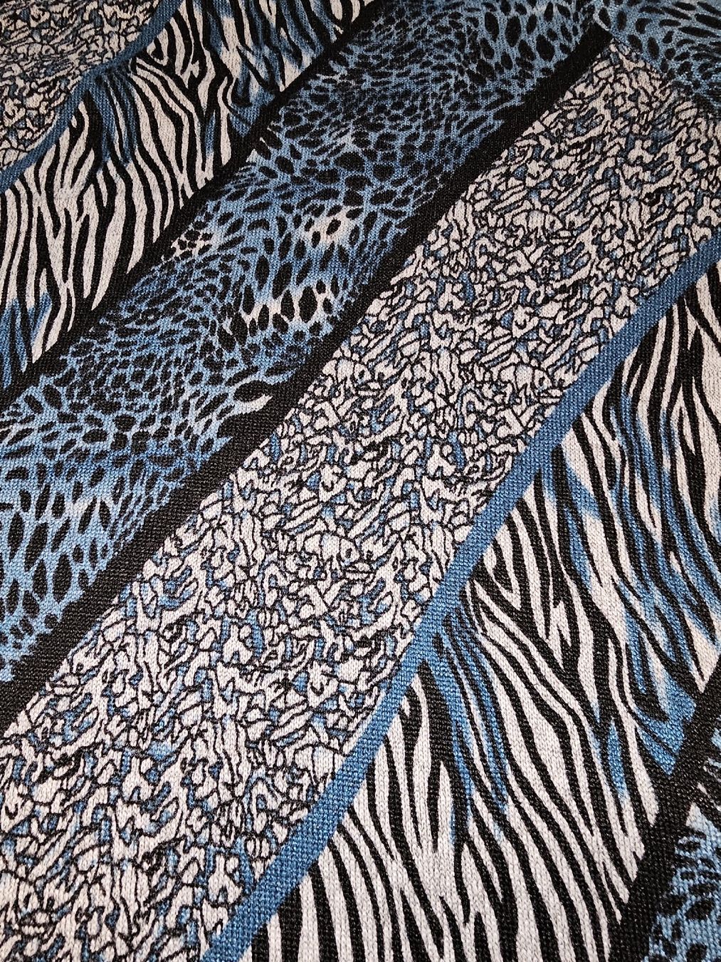 Maglioni & Felpe: Pullover Animalprint, türkis-schwaez-weiss, XL – Nuovo (secondo la descrizione) da Heiden venduto da Taronia 2