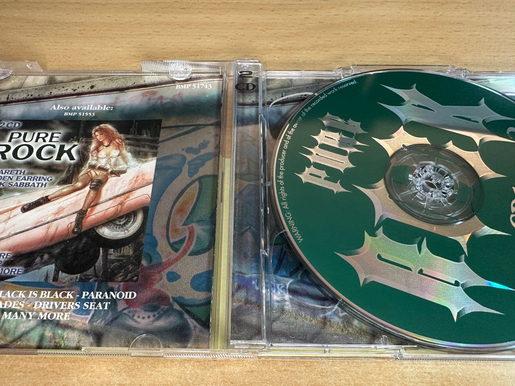 CD: M1 Various – Pure Rock Vol. 2 - 2 CD – Usato da Rikon im Tösstal venduto da Alpenmutz 2