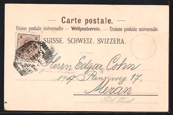 Ansichtskarten: Litho Brünig, Bergbahn mit Brünig-Stra – Gebraucht aus Berlin von bartko-reher 1