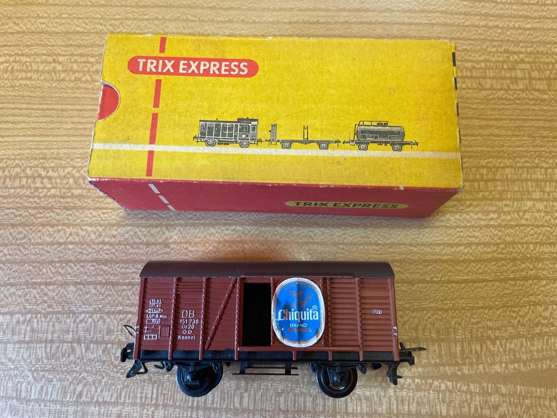 Trix Modellini di ferrovie: Trix Express H0 Güterwagen DB 2-achsig – Usato da Suhr venduto da Daneli7 4