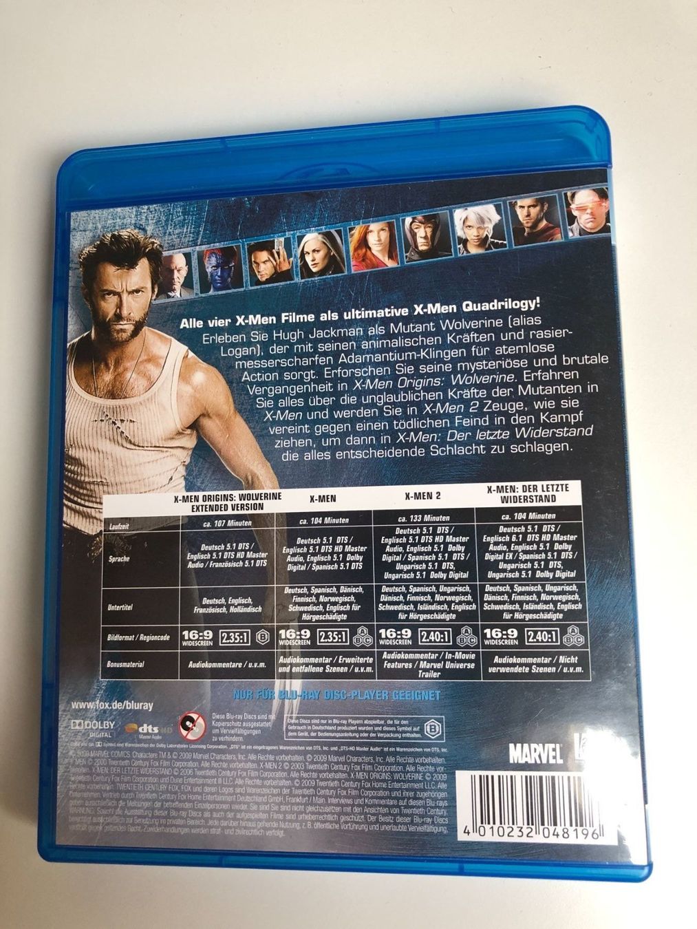 Tutti i DVDs: Blu-Ray X-Men Quadrilogy – Usato da Gasel venduto da Alter_Ego 1
