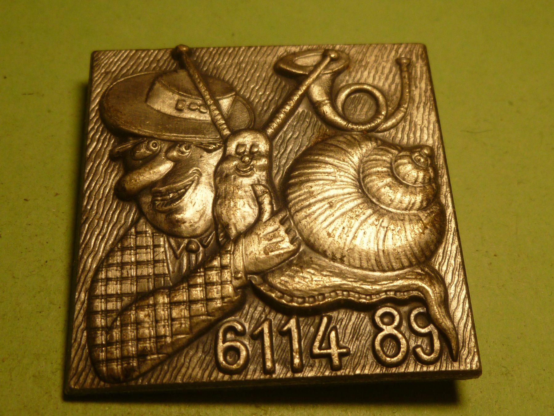 Placchette & Badge: STEINHUSERBERG (WOLHUSEN)1989 SILBER – Usato da Ried (Muotathal) venduto da Mandarin02