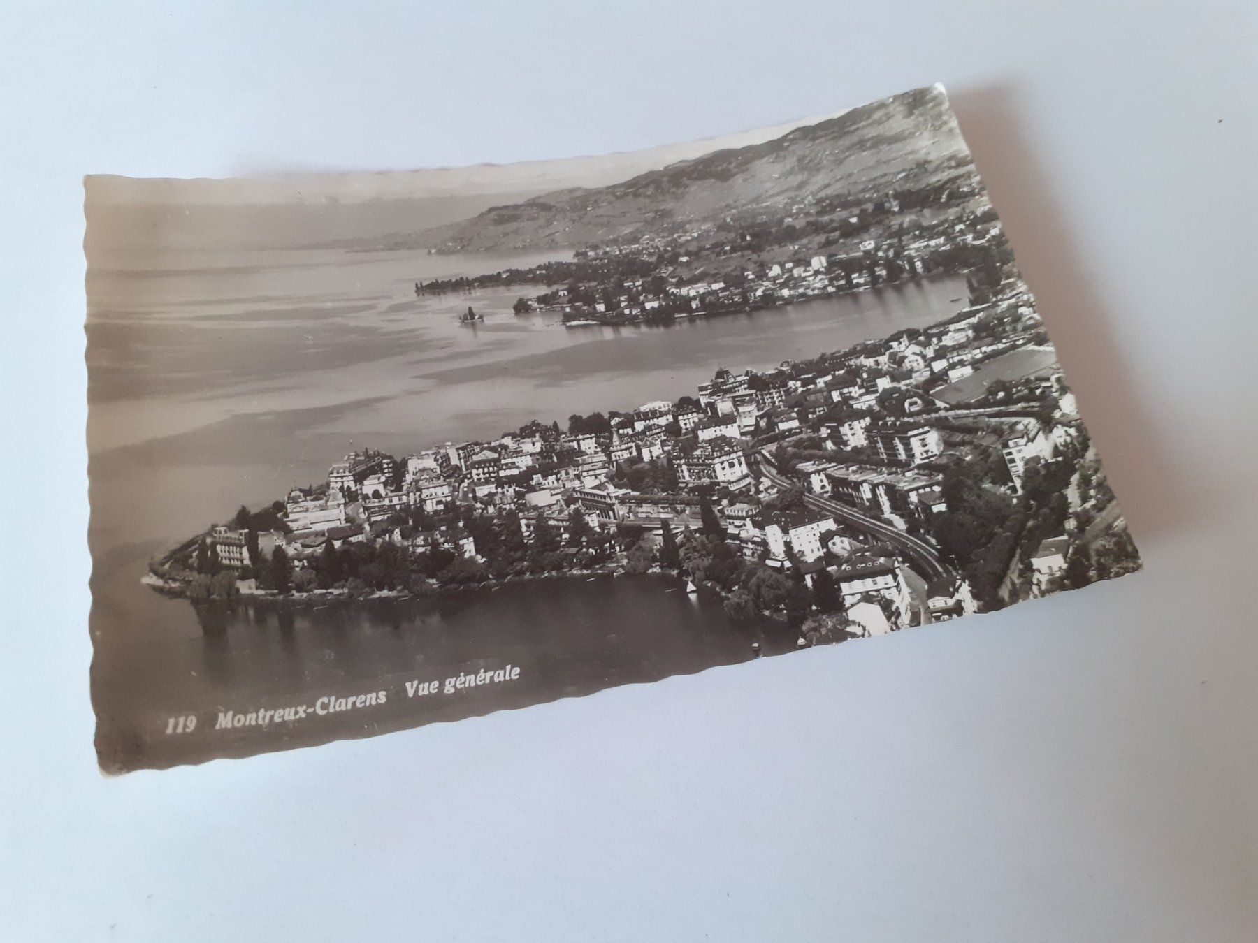Ansichtskarten: MONTREUX - CLARENS - VUE GENERALE – Gebraucht aus Winterthur von Ornyx7
