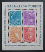 1934 NABA Zürich postfrisch **