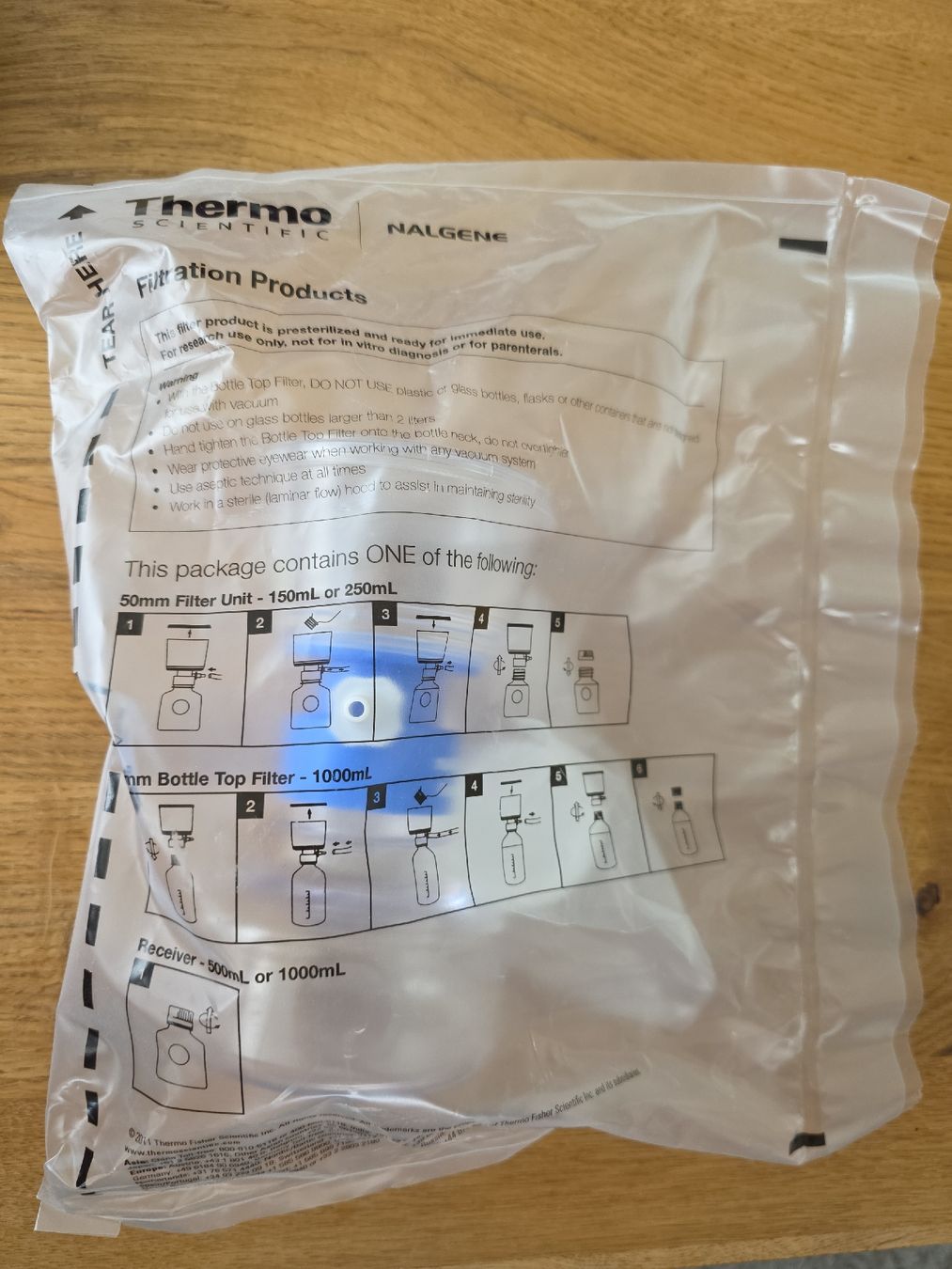 Altro per la casa: 3x Thermo Scientific Nalgene Rapid-Flow Filter Units -steril – Nuovo (secondo la descrizione) da Lohn-Ammannsegg venduto da Therealgodfather 1