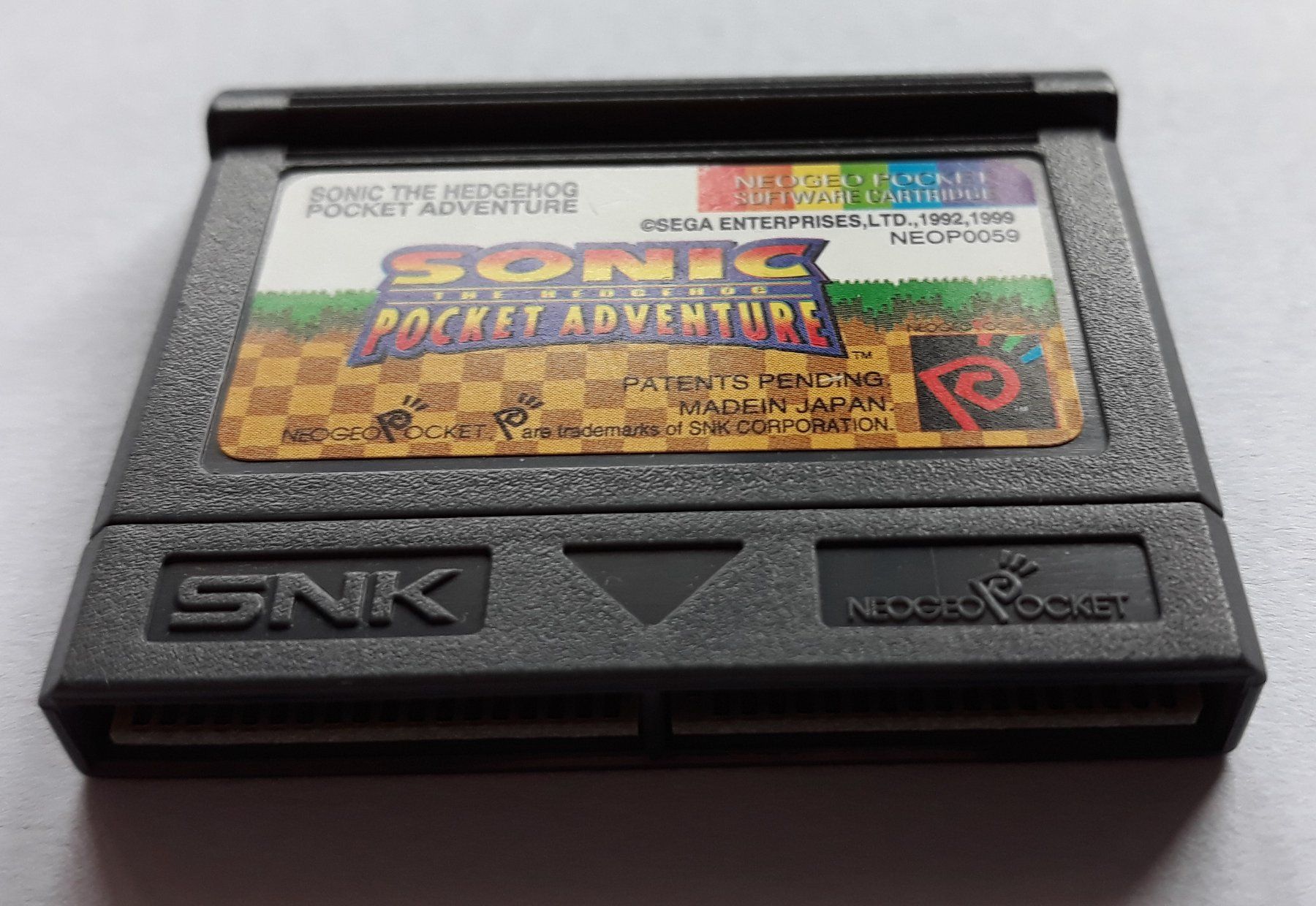 Sonic Hedgehog Pocket Adventure 🕹️Neo Geo Pocket Neogeo EUR (Gebraucht ...