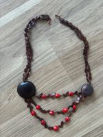 Hand made Collier from Cuba_natural nuts and beads