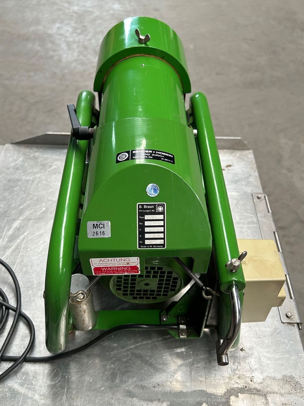 Modellini di ferrovie: Homogenisator B.Braun 853022/0 – Usato da Etzelkofen venduto da Botti50 4