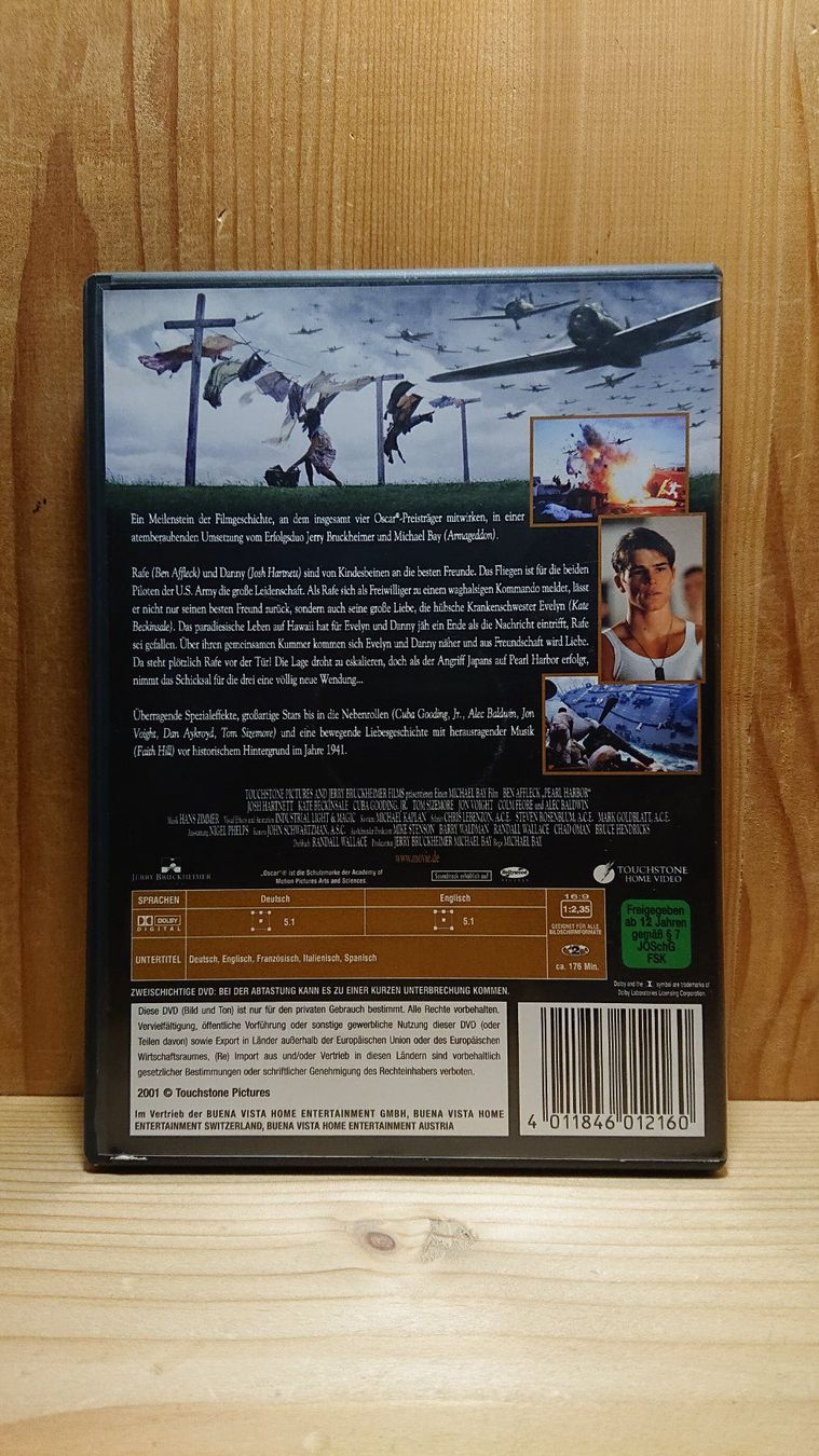 Tutti i DVDs: PEARL HARBOR DVD mit Ben Affleck – Usato da Wilderswil venduto da Exebub 1