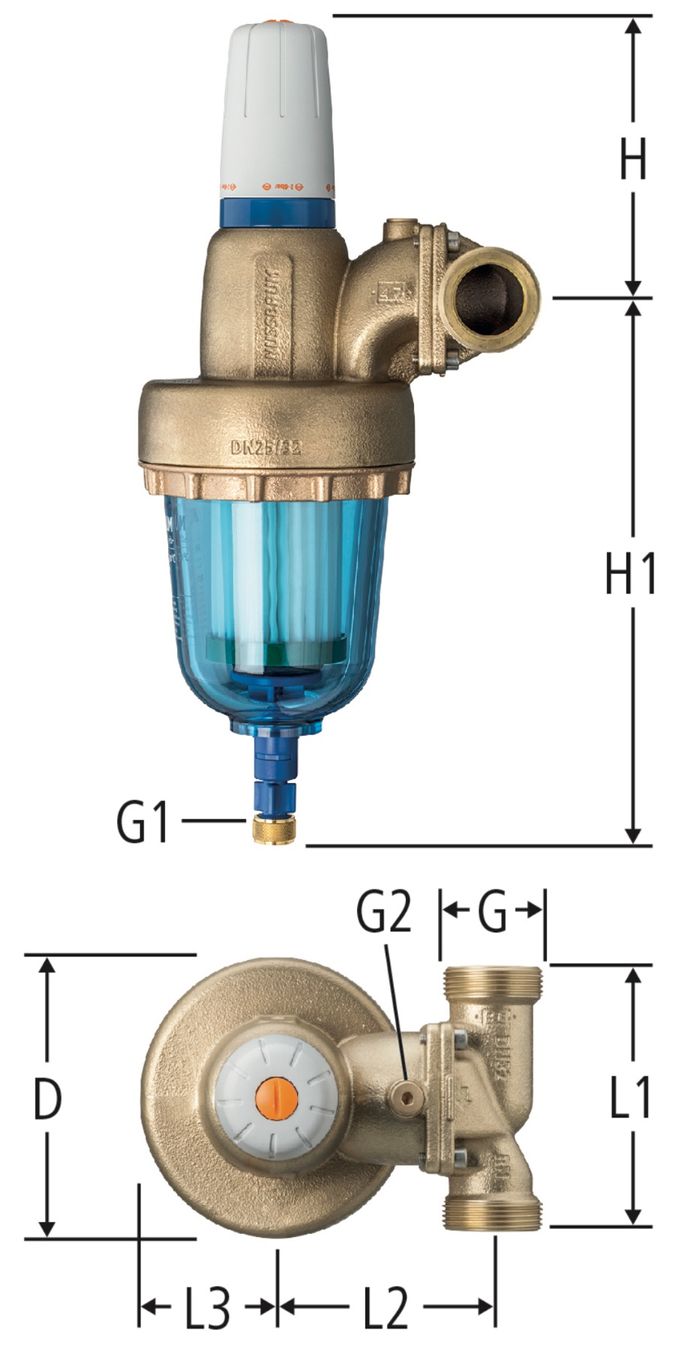 Sanitari: Redfil / DRV mit Filterpatrone DN 40  (1 1/2") – Nuovo e nell'imballaggio originale da Niedergösgen venduto da elromano74 5