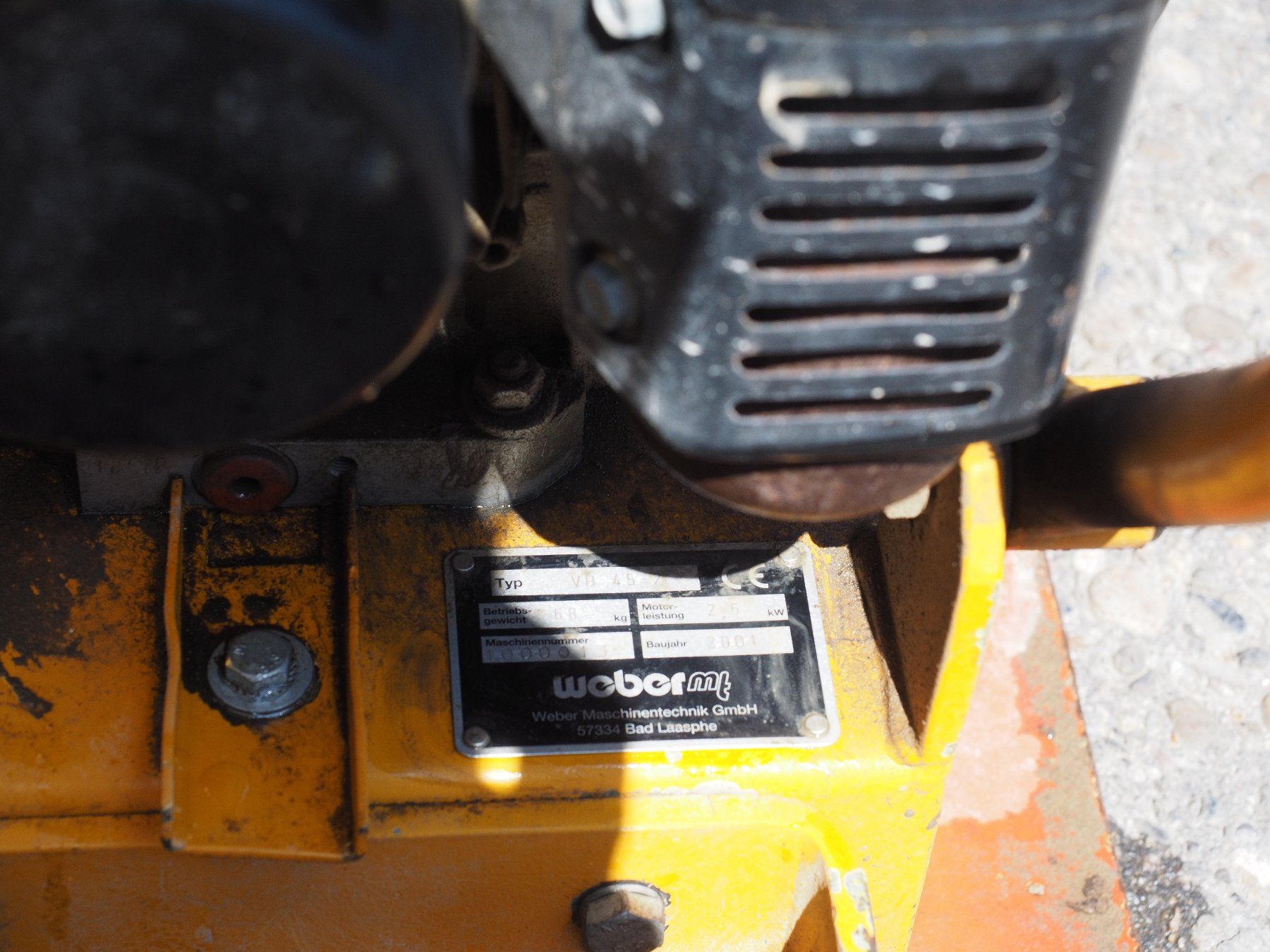 Tutte le macchine: Vibroplatte  "WEBER VB45-2" – Usato da Arboldswil venduto da Alexis46 5
