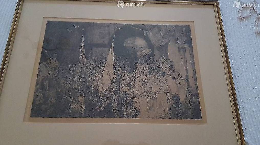 Dipinti: Quadro antico Disegnato a mano – Usato da Figino venduto da cau_pcd6