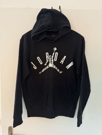 Nike Air Jordan Hoodie Schwarz Gr S, Oryginal