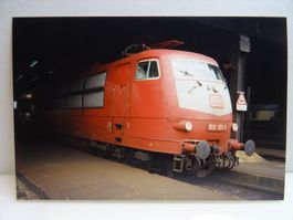 Foto Lokomotiven DB 103 191 Basel 1993 10 x 15 cm