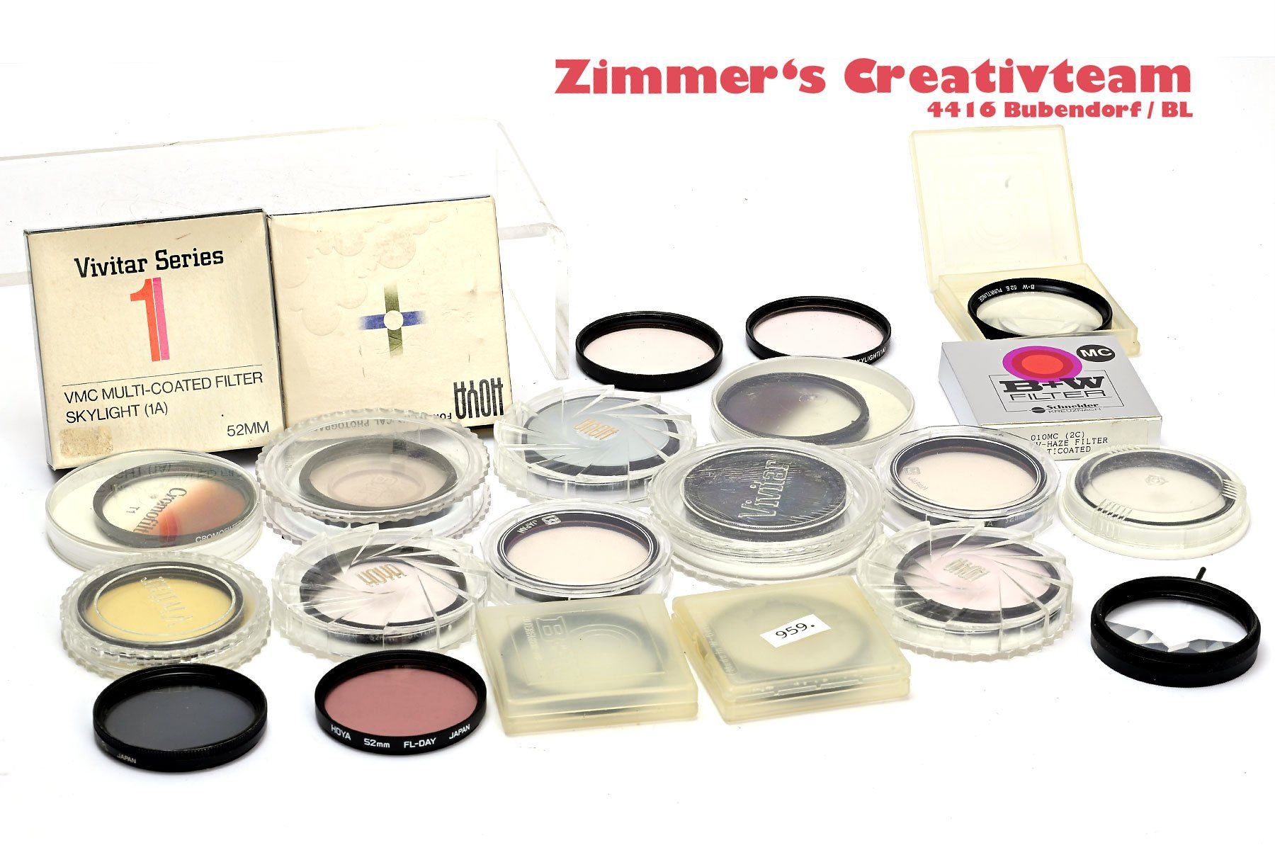 Filtri: 22 Filter, Tricklinsen, Pol-Filter, alle 52mm – Usato da Bubendorf venduto da zimmers_creativteam