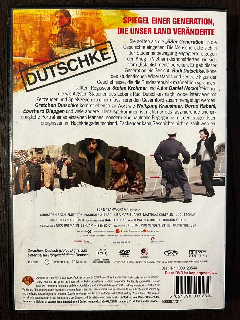 Tutti i DVDs: Dutschke – Usato da Zürich venduto da FilmFreunde 1